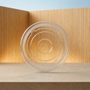 TAPA PLASTICA PS 141 95MM LISO TRANSPARENTE BOSCO CAJA 20X50 1000