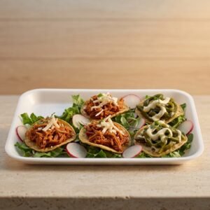 PLATO DE UNICEL RECTANGULAR PARA ALIMENTOS