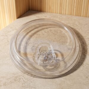 TAPA PLASTICO PET 12_24 OZ 98.5MM C/P STRAWLESS CONVERPRO CAJA 20X50 1000