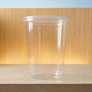 ENVASE PLASTICO PP 1L 32_OZ 114MM TRANSLUCIDO WAU! CAJA 20X25 500 C