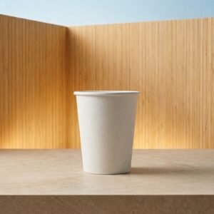 VASO PAPEL 10_OZ 80MM BEBIDA CALIENTE BLANCO BIOFORM CAJA 20X50 1000
