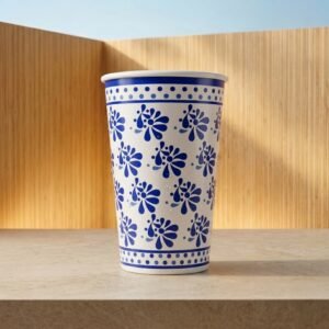VASO PAPEL 16_OZ 90MM CANATEK P1S-B BEBIDA FRIA/CALIENTE IMPRESO HOGAR TALAVERA_3 2022 BIOFORM CAJA 40X10 400