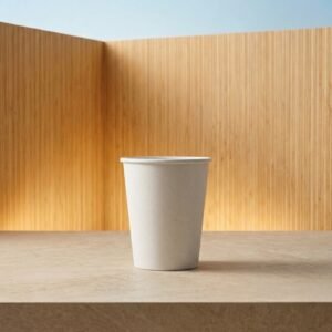 VASO PAPEL 8_OZ 80MM BEBIDA CALIENTE BLANCO BIOFORM CAJA 20X50 1000