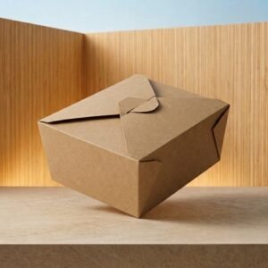 CONTENEDOR PAPEL DELIBOX 8 KRAFT IMPRESO BIOFORM CAJA 6X50 300 (U)