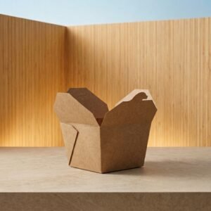 CONTENEDOR PAPEL DELIBOX 2 KRAFT IMPRESO BIOFORM CAJA 4X50 200 (U)