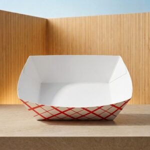 CHAROLA PAPEL 1/2LB CANATEK GR-B IMPRESO ROJO BIOFORM CAJA 4X250 1000
