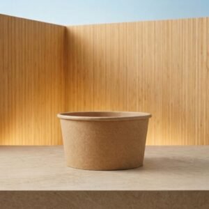 BOWL PAPEL 32_OZ 150MM KRAFT BIOFORM CAJA 12X25 300 U