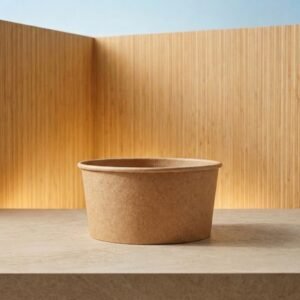 BOWL PAPEL 44_OZ 184MM KRAFT BIOFORM CAJA 12X25 300 U