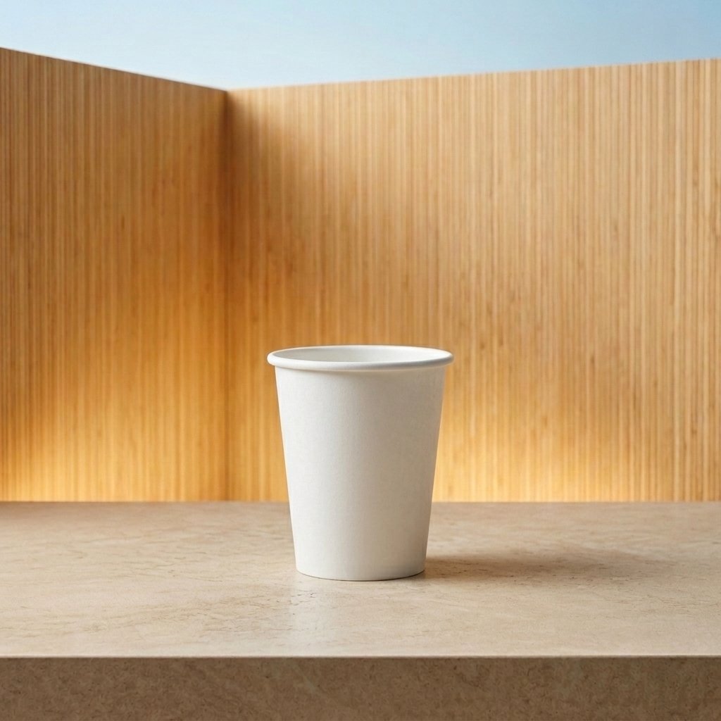 VASO PAPEL 12_OZ 90MM BEBIDA CALIENTE BLANCO BIOFORM CAJA 20X50 1000