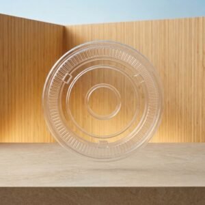 TAPA PLASTICA PS P/VASO PP 10 12_OZ 81MM LISA TRANSLUCIDA CONVERMEX CAJA 20X50 1000 C