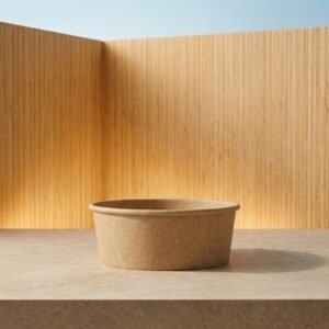 BOWL PAPEL 16_OZ 150MM KRAFT BIOFORM CAJA 12X25 300 U