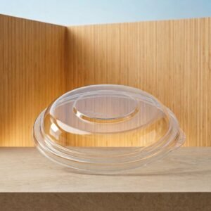 TAPA PLASTICA PET 24_OZ ENSALADERA DUPLO TRANSPARENTE CONVERPRO CAJA 10X50 500 E