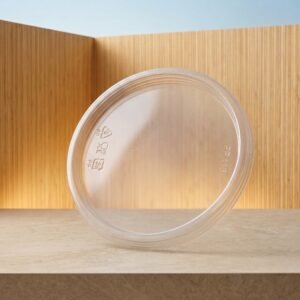 TAPA PLASTICO PP PARA ENVASES PP 8_32_OZ 114MM TRANSLUCIDA WAU! CAJA 20X25 500 C